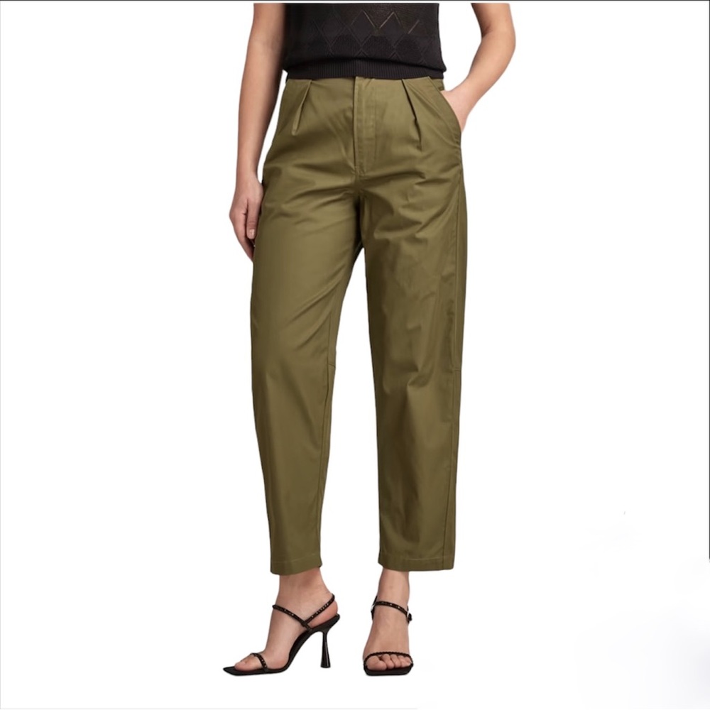 BOGO Olive Green Soft Denim Trousers New With Tag Size Large NEW
